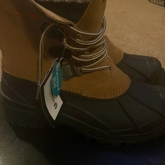 Weatherproof Mens Gorge Insulated Winter Boots Flat Heel - Picture 11 of 11